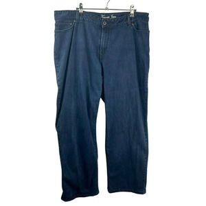 LL Bean Favorite Jeans Curvy Fit Denim Women Plus 18 Regular Dark Wash Blue